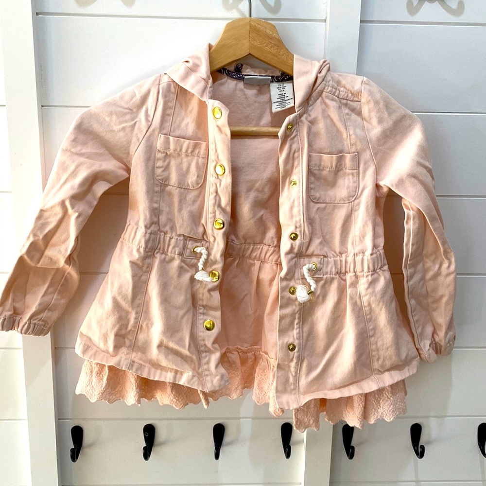 Blush colored fall/spring jacket size 5t